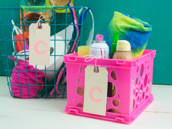 Crush Household Chaos with Color-Coded Crates