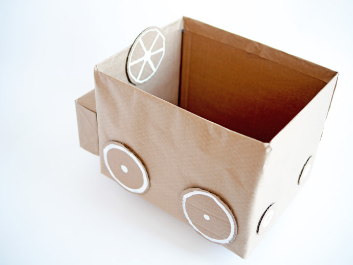 Quick &amp; Easy Recycled Cardboard Storage for Kids ...