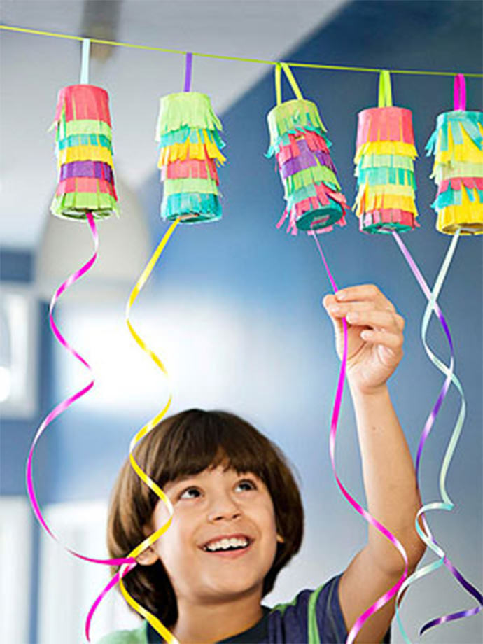 Pull-Open Pinatas via Parents