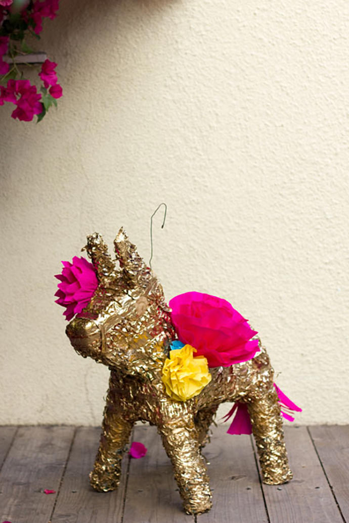 Gilded Piñata via Studio DIY