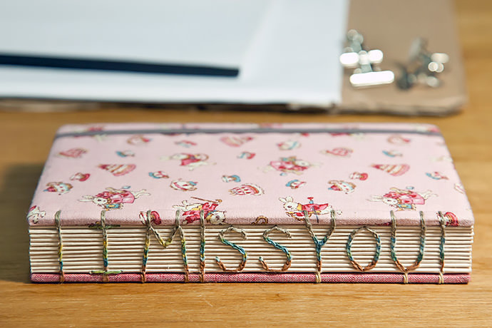 DIY I Miss You Bound Book