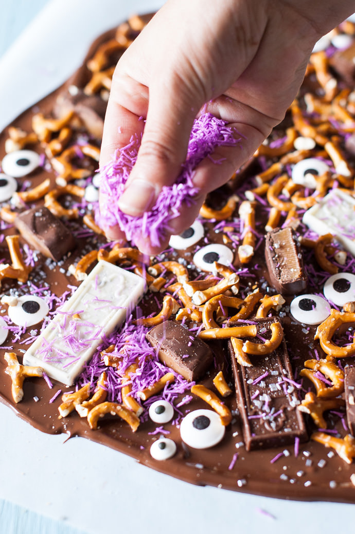 5-Minute Monster Party Bark for Halloween