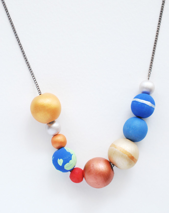 Make a Stellar Solar System Necklace