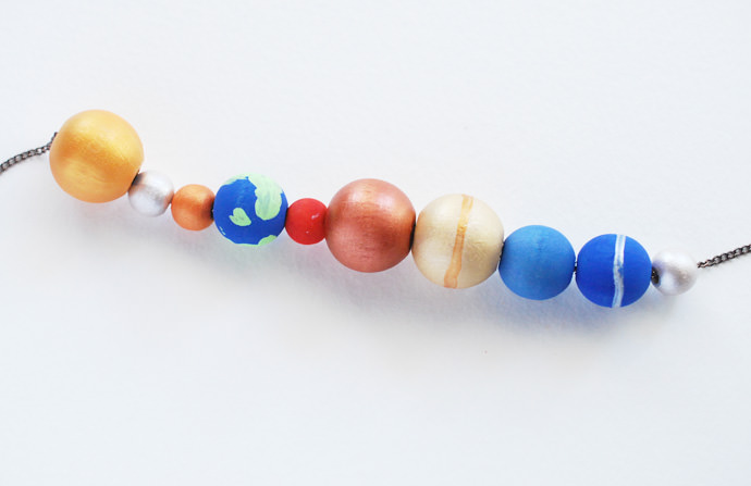 Make a Stellar Solar System Necklace