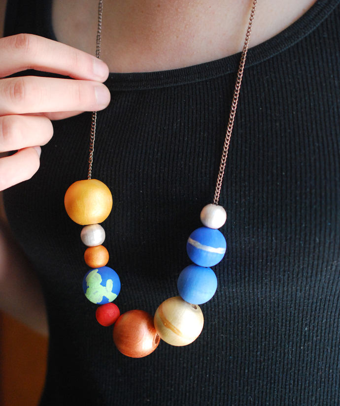 Solar System Necklace Grey Picasso Jasper – MarshallsHealthShop