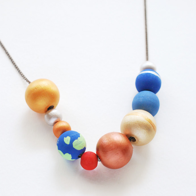 Make a Stellar Solar System Necklace