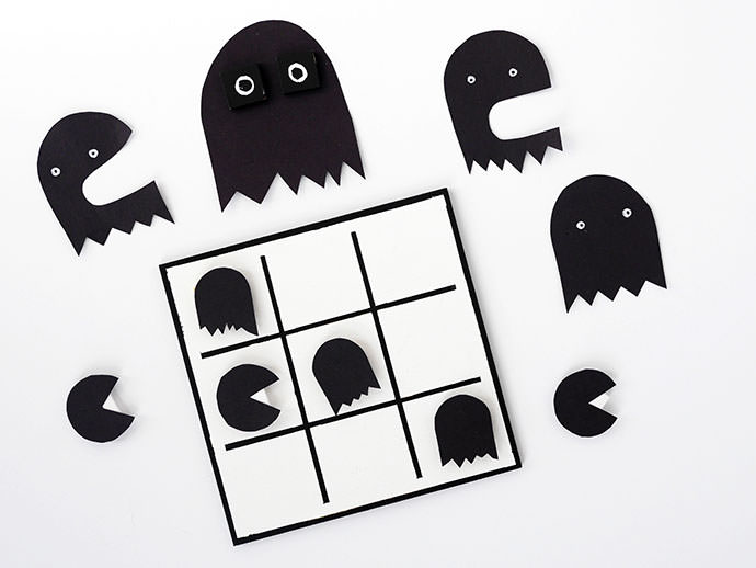 Halloween Printable: DIY Tic-Tac-Pac-Man Game