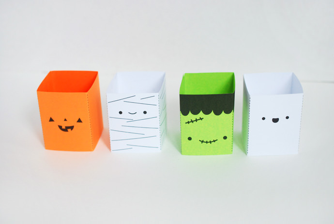 Printable Halloween Friends Stacking Game