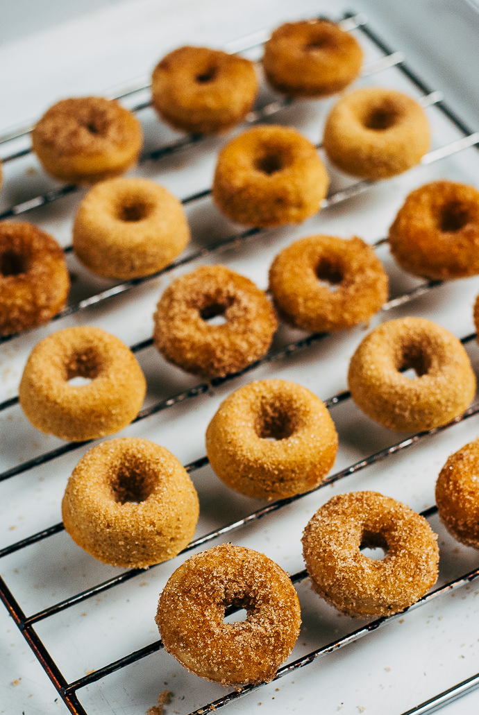 Recipe: Baked Apple Cider Mini Donuts