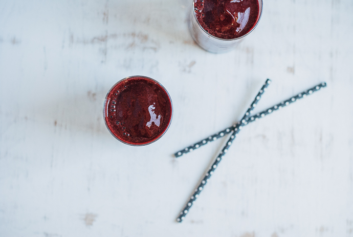 Blueberry Chocolate Smoothies