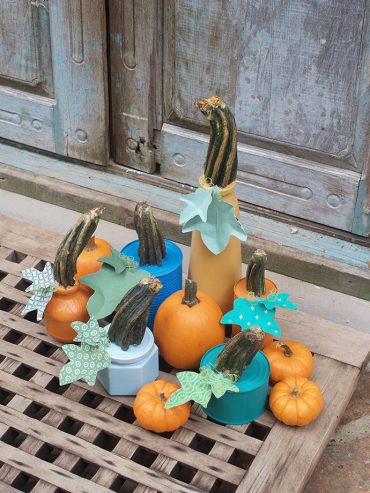 Chalk Paint Up-cycled Pumpkin