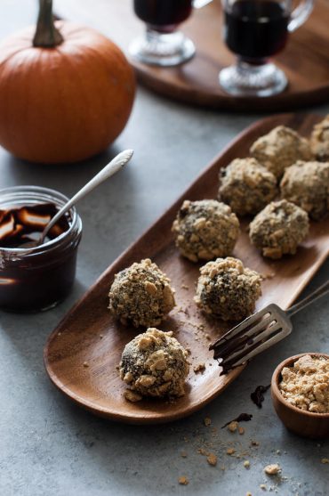 Hidden Kiss Pumpkin Cheesecake Bites