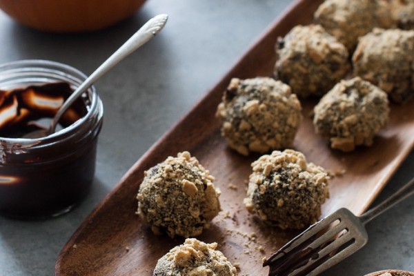 Hidden Kiss Pumpkin Cheesecake Bites