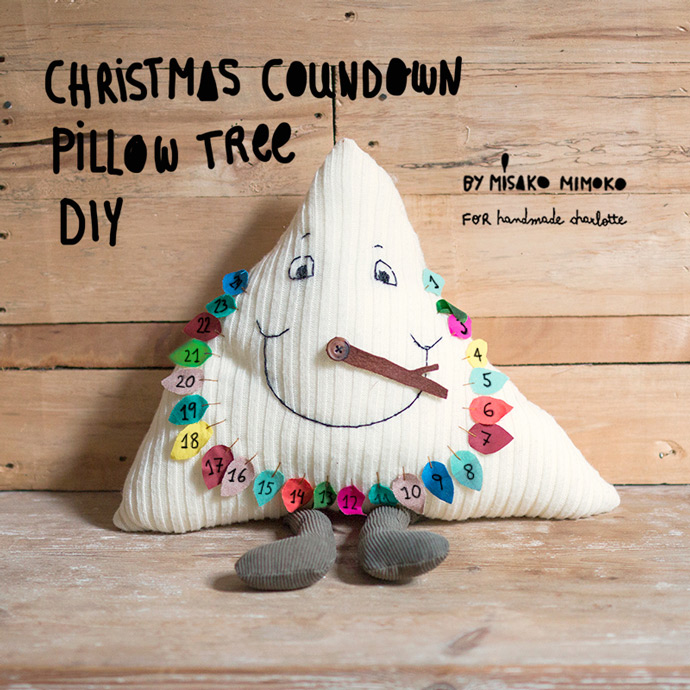 Christmas Countdown Tree Pillow