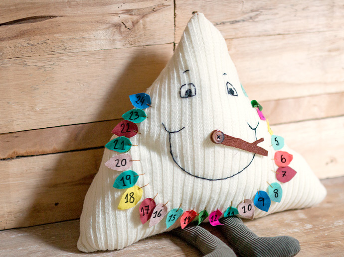 Christmas Countdown Tree Pillow