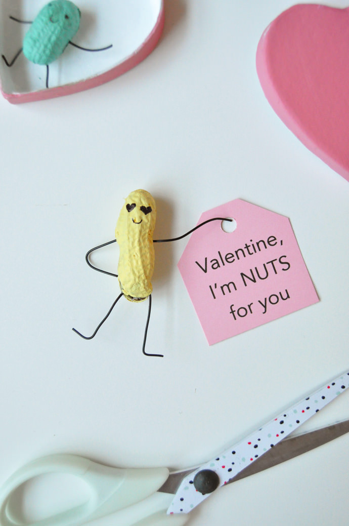 DIY Peanut Valentines