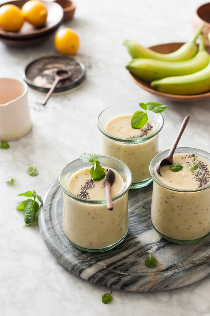 Chia-Powered White Gummy Bear Smoothie Recipe