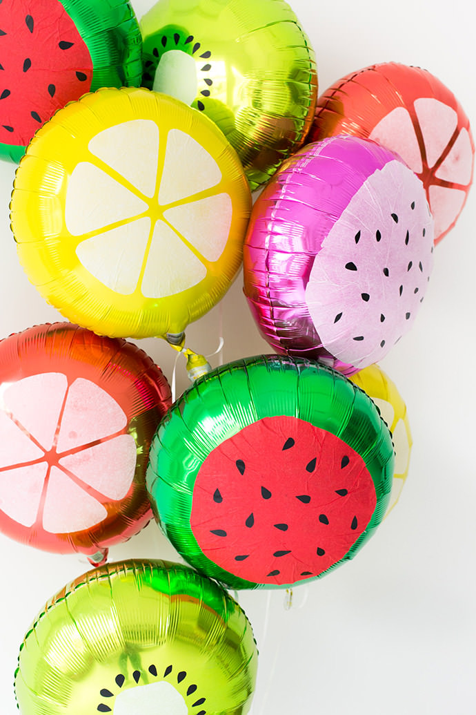 DIY Fruit Balloons