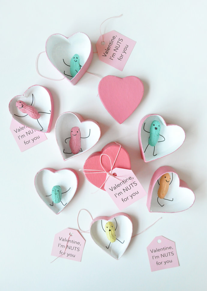 DIY Peanut Valentines