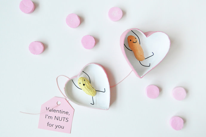 DIY Peanut Valentines