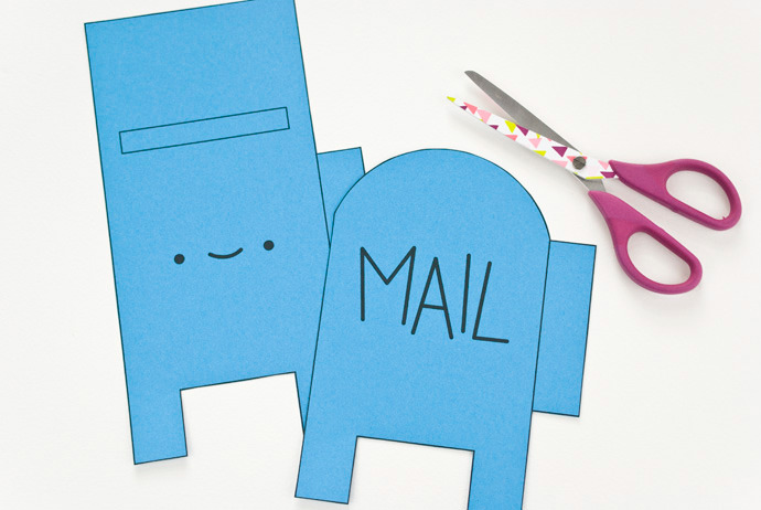 DIY Printable Happy Mail Box