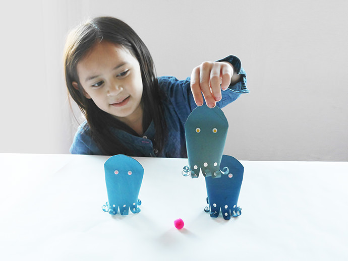 DIY Octopus Shell Game