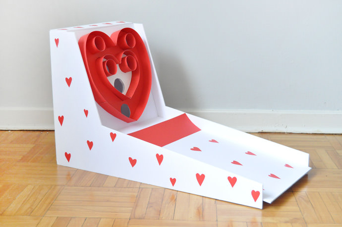 Valentine’s Day Carnival: DIY Skeeball