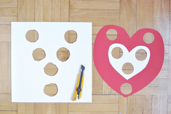 Valentine’s Day Carnival: DIY Skeeball