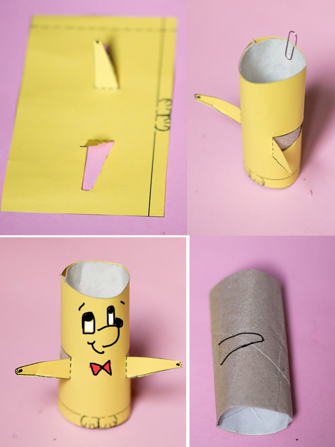 DIY I Love You This Much Paper Roll Valentines
