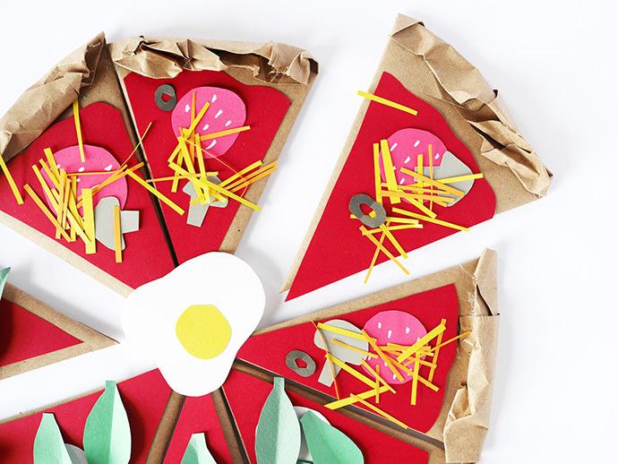 Make Your Own Pizzeria - fun DIY cardboard pizza project for kids