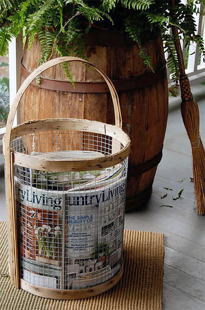 DIY Wire Basket, tutorial via The Art Of Doing Stuff