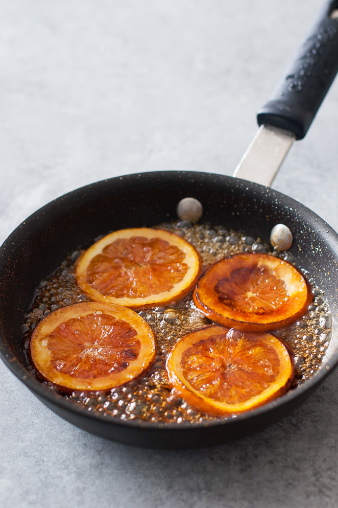 Orange Upside Down Olive Oil Cakes