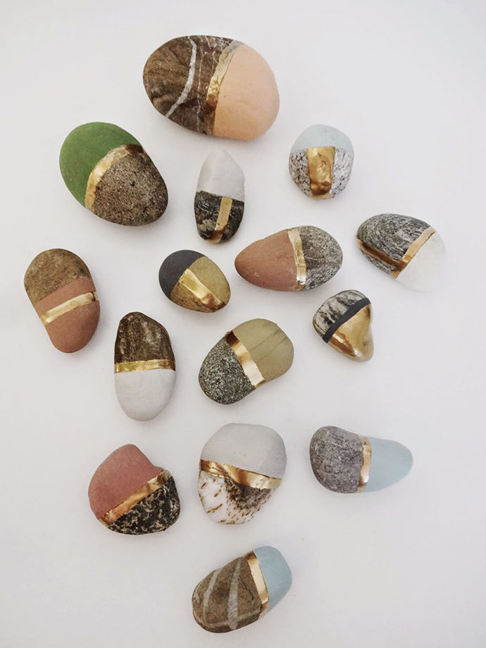 DIY Painted Rocks, via Basteln Malen Kuchen Backen