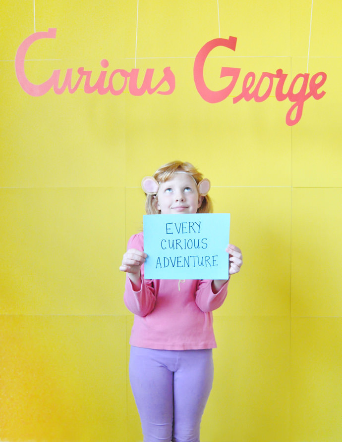 Recreate Your Favorite Curious George Covers Using DIY Monkey Ears!