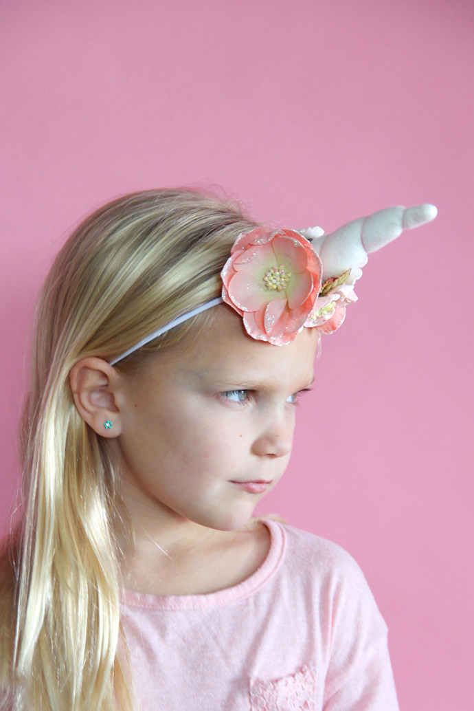 Unicorn Headband, tutorial via Me Sew Crazy