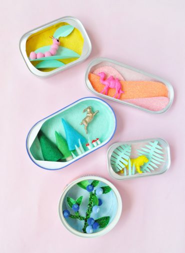 DIY Sardine Can Dioramas