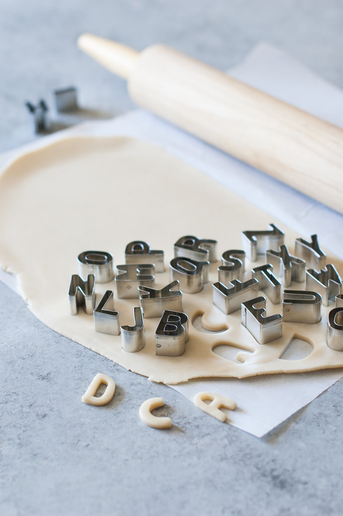 Alphabet Pie Crust Recipe & Tutorial