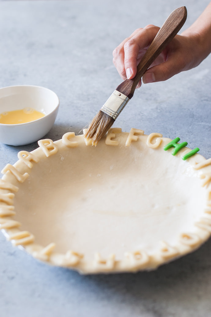Alphabet Pie Crust Recipe & Tutorial