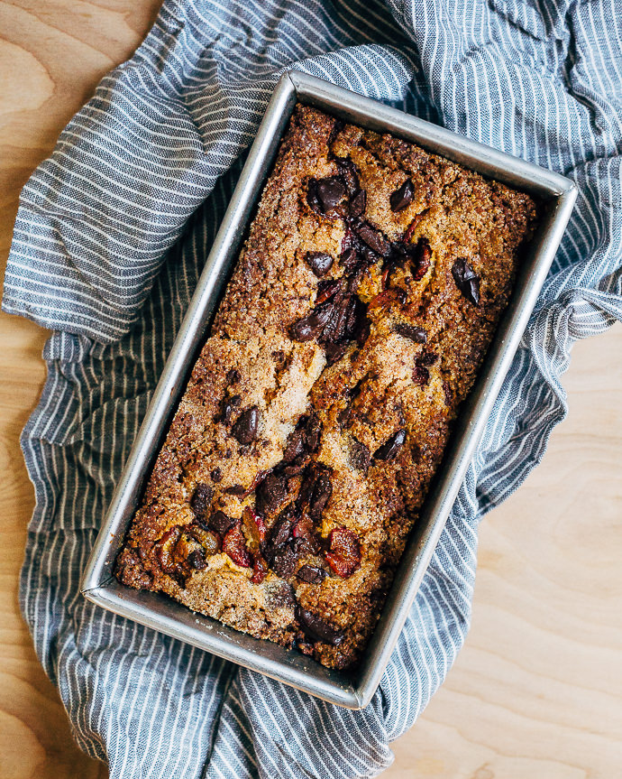 Cherry Chocolate Olive Oil Cake Recipe