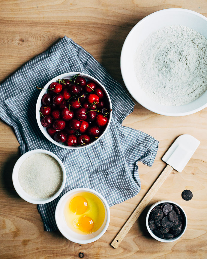 Cherry Chocolate Olive Oil Cake Recipe