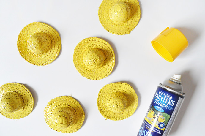 Mini DIY Sombrero Garland for Cinco de Mayo