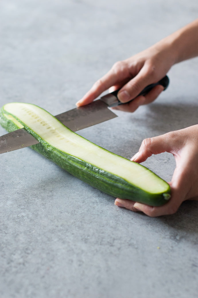 Cucumber Snails and Garden Vegetable Dip - Healthy Snack Recipe for Kids