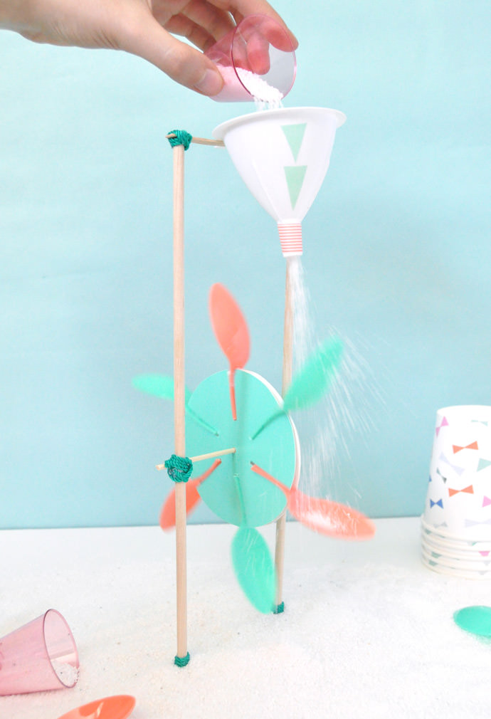 DIY Sand Mill Beach Toy