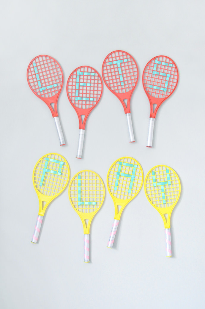 DIY Tennis Racquet Decor