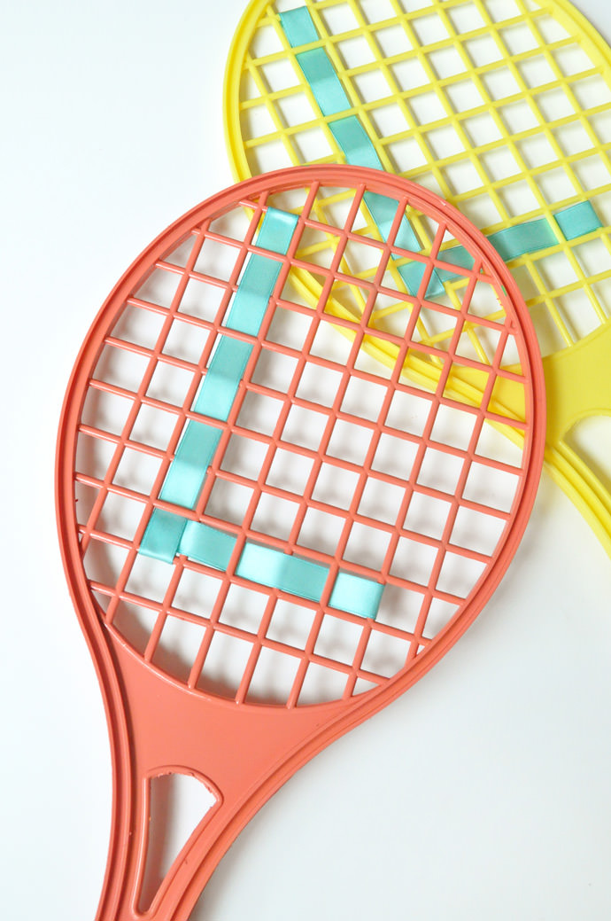 DIY Tennis Racquet Decor