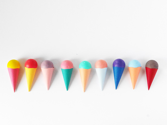 DIY Ice Cream Cone Party Favors