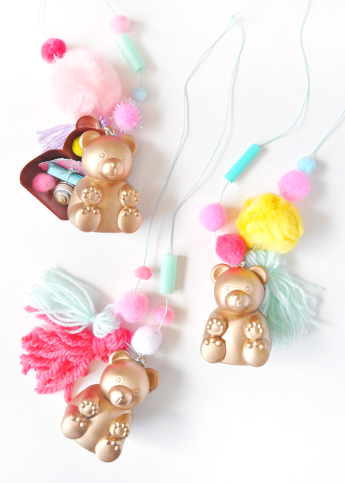 DIY Teddy Bear Lockets