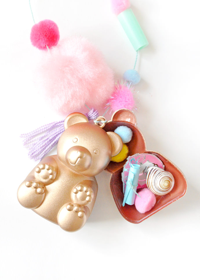 DIY Teddy Bear Lockets