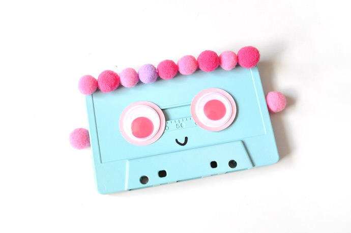 DIY Recycled Cassette Faces