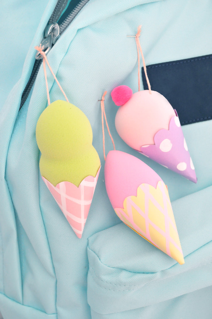 DIY Ice Cream Backpack Flair